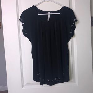 NY Collection Petite black shirt